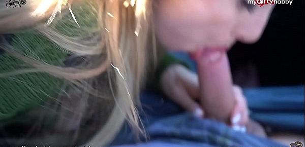  MyDirtyHobby - Hanna Secret getting teased while in a drive thru naked